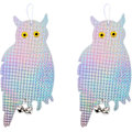 Pikkukuva 1 / 5: Kyyhkynen karkotin, 2 kappaletta heijastava pöllö, Anti Pigeon Owl, Bird Repeller, Reflec
