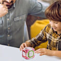 Miniatyrbillede 3 af 5: Magic Beans Legetøj | Stress Relief Cube Puslespil - 3D Spinner Rotation Magic Sensory Cube Ball til teenagere voksne for at forbedre hjernens udvikling