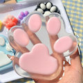 Miniatyrbild 4 av 5: 5-tums Stor Kattapotsquishie, Kawaii FuFu Squishies, Klibbig Jelly Kattapotsqueeze, Stressavlastande Squeeze-leksak för Barn & Vuxna Green