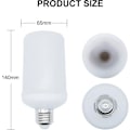 Pikkukuva 2 / 4: Led E27 -liekkilamppu 5w 85-265v ampulli Led Flame Effect -polttimo Vilkkuva simulaatiopalolamppu (5kpl)