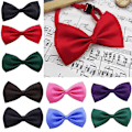 Miniatyrbild 5 av 5: Justerbar fluga Fancy Satin Prom Kids Pojkar Solid fluga