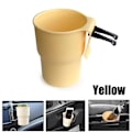 Pikkukuva 1 / 5: Auton vesimukin pidike tuolin selkänojan kupinpidike Pp CAN roskakori 12 * 9,5 cm 63g ilmanpoisto juomapidike Auto| | yellow
