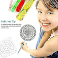 Miniatyrbild 4 av 5: Dotting Tools Kits, 25 Tlg Mandala Dotting Tools Set, Dotting Penslar Stencil Ball Stylus Färgbricka för att måla stenar Ritning Drafting,ssxjv