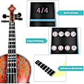 Miniatyrbillede 4 af 5: Sl Violin Finger Guide, 4/4 Violin Notes Sticker, Violin Fingerboard Sticker Fretboard Marker For Beginner10pcs)