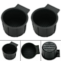 Pikkukuva 1 / 4: 2kpl/ set Uuden auton mukinpidin Sisustustarvikkeet Ford Super Duty 2011 2016 Insert Console Cup Pidin Kumituotteet| |