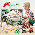 Miniatyrbillede 1 af 2: Adventskalenderdinosaur 2023, 24 dages nedtællingskalender, julekalenderlegetøj, juleblindkasse, julenyhedslegetøjssæt