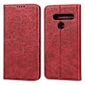 Pikkukuva 1 / 5: Lg G8 Thinq Calf Texture Magneettiselle vaakasuoralle käännettävälle case, jossa pidike ja korttipaikat ja lompakko