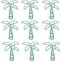 Miniatyrbillede 1 af 4: 30 stk Coconut Tree Shape Papirclips Grønt Palme Træ Bogmærker Planner Clips til kontor Skoleartikler Fødselsdag Bryllupsdekoration