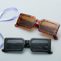 Pikkukuva 4 / 5: Vintage Square Frame aurinkolasit Trendikäs Punk Square Pattern Aurinkolasit Naiset Miehet Silmälasit Auto Moto Asusteet Tukkukauppa| | 4