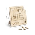 Miniatyrbild 3 av 8: Daglig kalenderpussel-Träpussel för barn Vuxna-Ett pussel att utmana 365+ datum, Office Logic Puzzle Calendar Brain Game