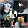 Miniatyrbild 5 av 5: Bil Mugghållare Bil Luftventil Utlopp Dryckeskopphållare Bil Lastbil Vattenflaskhållare Stativ Bil Muggställ Bilinteriörtillbehör - Dryckeshållare beige