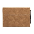 Miniatyrbilde 1 av 5: For Microsoft Surface Go / Go 3 / Go 2 10,5-tommers Pu Leather Tablet Keyboard Case Stativ Beskyttende nettbrettdeksel Brown