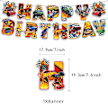 Pikkukuva 2 / 4: Hot Wheels: Beat That -teemaiset syntymäpäiväjuhlatarvikkeet -bannerit, ilmapallot, kakunkoristeet ja koristeet