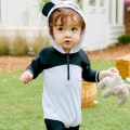 Pikkukuva 5 / 5: Sun Protection Swimwear Kids One Piece Uimapuku Lasten Uimapuku Rantavaatteet Märkäpuku aurinkohattulla (1 kpl) 6 yards