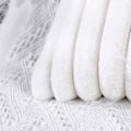 Miniatyrbilde 4 av 5: Pute- og putetrekk sett med 2 dekorative putetrekk imitert pels plysj fuzzy stripe myke putetrekk for sofa Sofa Soverom 45x45cm