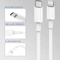 Miniatyrbillede 3 af 5: USB C Lightning-kabel 2M 2-pak, 2 meter USB C til Lightning hurtigopladningskabel Type C Lightn