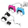 Miniatyrbillede 1 af 5: Psvr2 forlængerkabel, 80 cm ladedatakabel Kompatibel til Ps Vr2/ps5/switch-controllere, spil håndterer opladerkabel
