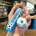 Miniatyrbild 1 av 5: Messi Fotboll Nyckelring Väska Hänge Serie Docka Docka Stjärna Sport Nyckelring Action Figur Souvenir Leksak Present 6