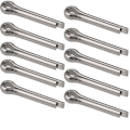 Miniatyrbillede 1 af 5: 10 stk 304 rustfrit stål splitstifter Gb91 splitstifter Hårnåle M4x60 A 4MM*60MM