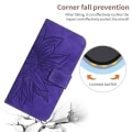 Miniatyrbild 5 av 5: Pu- cover till Honor 90 Lite 5g / X50i 5g, phone case med axelrem Dark Purple