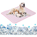 Miniatyrbillede 1 af 2: Hunde Kølemåtte Sove Køleunderlag Vaskbar Is Silke Cool Tæppe Til Kennel Sovesofa Pink M
