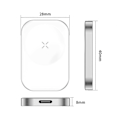 Miniatyrbild 2 av 5: Laddare för Apple Watch, Bärbar Iwatch Trådlös USB laddare, Magnetisk snabbladdarsladd för Apple Watch Series 8 7 6 5 4 3 2 1 Se