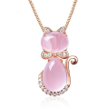Pikkukuva 2 / 4: Uusi Cat Charm Riipus Kaulakoru Set Set Naisten Muoti Korut 3 in 1 Set