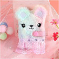 Miniatyrbillede 1 af 5: Notesbog Spiral Cute Cat Plys Notebook Kawaii Pendant Nøglering Notesbog Dagbog Dagbog Notesblok Brevpapir (Farve: OSS21533MC)