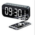 Pikkukuva 1 / 2: Monitoiminen LED-digitaalinen herätyskello, Bluetooth kaiutin, yöpöydän valaiseva elektroninen musiikkilaatikko