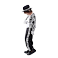Pikkukuva 1 / 5: Lasten Michael Jackson Cosplay-asu Supertähti Laulaja Tanssipuvut Purim uudenvuoden juhlamekko Pojat Lapset Tanssimekko D_ia