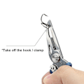 Miniatyrbillede 5 af 5: Fisketangsaks Ny multifunktionsfiskeværktøj Tilbehør Line Lure Cutter A4 Yellow Set