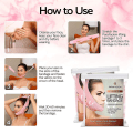 Miniatyrbillede 4 af 5: Genanvendelig V Line Mask Ansigtsslankende Strap Dobbelt Hage Reducer Pink