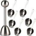 Miniatyrbilde 1 av 5: Eggekopper For bløtkokte egg, Egg Topper Sett Rustfritt stål Shell Remover Separator Cutter For Ki