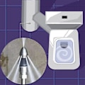 Pikkukuva 3 / 5: Viemärien puhdistustyökalu Korkeapainesuutin, tyhjennysruuvit, viemäriputkien ruoppaus- ja puhdistustyökalut putkien tukkeutumiseen 2pcs