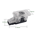 Miniatyrbillede 3 af 5: Tilpasset Volvo Welcome Lights S90 S80l S60l Xc60 Retrofit Laser Projection Door Lights (2stk)