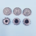Miniatyrbilde 3 av 4: Turbo Nøkkelring Bildeler Modell Nøkkelring Creative Turbolader Metal Keyfob