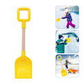Miniatyrbilde 1 av 8: 1 STK Snøskuffe for barn Strandspade for barn med trehåndtak Yellow One Size