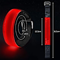 Pikkukuva 2 / 5: LED-rannekoru Ladattava, 2 PC Light rannekoru USB Red