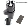 Miniatyrbillede 1 af 5: 4 i 1 multifunktionel justerbar bilkopholder Expander Adapter Bundbakke Bil drikkekopflaskeholder Auto bilstativ Organizer|drikkeholdere| First Generation