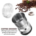 Miniatyrbillede 4 af 5: Elektrisk kaffekværn 150w 220v køkkenkorn Bønner maling kaffe hjemmenødder Multifunktionel bønnekrydderi Maskinmaling F0e0 UK