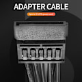 Miniatyrbillede 2 af 4: 5-polet til 3 SATA harddisk HDD-strømkabel kun til V550 V650 V750 V850 V1000 V1000 modulær strømforsyning