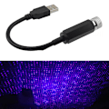 Pikkukuva 1 / 5: Led-auton katto tähtikirkas ilmapiiri valo USB toimiva projektorilamppu auton kattoon sisustussisustus valon autojen koristeluun tarvikkeet| | Puple Square