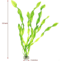 Miniatyrbilde 2 av 5: 10 stk kunstig tang dekor, simulering plast tang vannplanter tare gress brukt til husholdning og kontor akvarium, 12 tommer