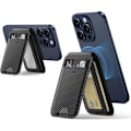 Miniatyrbild 1 av 5: Magnetic Wallet Case, Compatible with MagSafe Wallet, Phone Case with Adjustable Stand for iPhone 16/15/14/13/12, Not