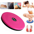 Miniatyrbillede 4 af 5: Body Sculpting Twisting Board Fitness Slankemaskine Roterende Board Kvinde Twisting Exercise Pink