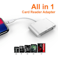 Miniatyrbild 1 av 3: Jfr Sd Tf Lightning Kartenleser Adapter Universeller Kartenleser Fr Apple