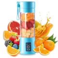 Miniatyrbillede 3 af 5: 4 blade til personlig brug genopladelig usb elektrisk citrus juicer blender Bærbare blendere og juicere kop plast