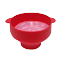 Miniatyrbilde 1 av 5: Popcorn Popper med lokk - Sammenleggbar popcornmaskin i silikon - Popcornbeholdere