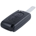 Miniatyrbild 2 av 5: Flip Remote Remote Case Skal för C2 C3 C4 C5 C6 C8 2 Knappar Svart