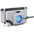 Miniatyrbillede 1 af 3: Køleventilator Kompatibel med Switch Oled Med Blåt Lys Usb Powered Switch Oled Tilbehør